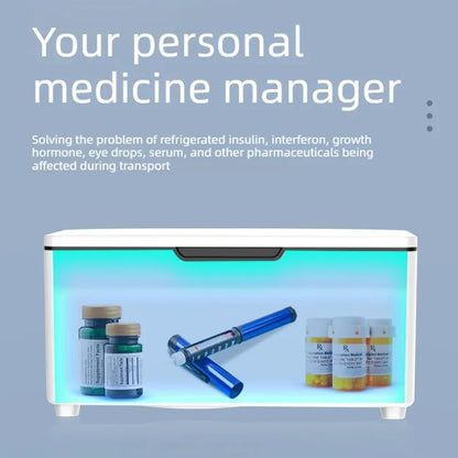 Draagbare medicatie koeler
